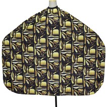 알로하 하와이안 스타일 바버샵 커트보, 블랙, 1개