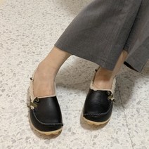 폭스나인 여성 베이직 안감 털 어그 모카신 sn690