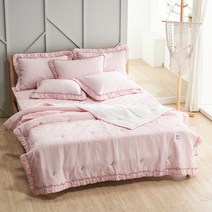 라몬떼 마운틴 뱀부 순면 누빔이불, 핑크