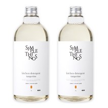 심플띵즈 주방세제 감귤향, 1L, 2개