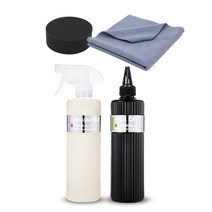 파이어볼 왁스오프 탈지제 500ml + 카나우바 왁스 광택제 500ml + 다용도 어플 + 타월 랜덤발송 세트, 1세트