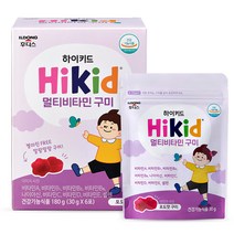 일동후디스 아동용 하이키드 멀티비타민 구미 6개입, 1개, 30g