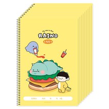 포포팬시 라이노 초등 그림일기, 10개, 옐로우