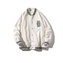 AOULS 아울스 남성용 베이직 포인트 루즈핏 스포츠 베이스볼 자켓 #J831