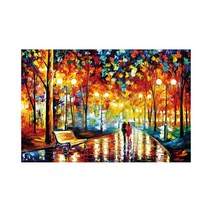 포픈 사각 직소퍼즐, 1000피스, 비오는거리