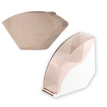 코빙 여과지보관함 화이트 + 여과지4 4~6인 100p 세트, 1세트