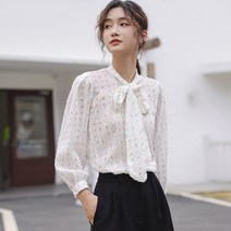 어썸풀 클라렌 리본 블라우스