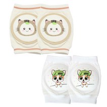 베이슈 무릎보호대 세트, 스마일캣+힙퍼피, 1세트