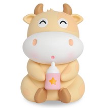 베이비스토리 송아지 저금통, 1개, 우유병 송아지