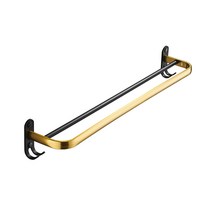 모나코올리브 메탈라인 타월걸이 50cm, 골드블랙, 1개