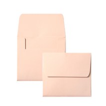 미니레인보우파스텔 봉투, 100개, 아프리콧