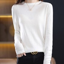 루나걸 여성용 디플로 라운드 니트