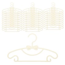 아이끌레 아동용 러블리 2in1 옷걸이, 화이트, 30개