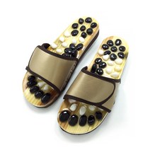 알럽홈 스톤마사지 발지압 슬리퍼 265~270mm, 1개, 카키