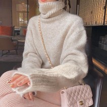 페이퍼먼츠 여성용 터틀 넥 포근 니트 스웨터 13165