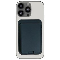 요이치 매그 클립 마그네틱 맥세이프 휴대폰 카드 지갑, 블랙, 1개