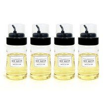 소담 오일병 400ml x 4p + 라벨스티커 8종, 1세트