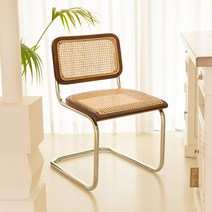 가구느낌 라탄 세스카 체어 2p, 월넛