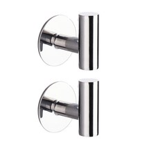 앞날창창 고급형 부착식 접착식 벽걸이 다용도 후크 걸이, 실버, 2개