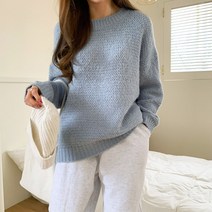 여성용 던레빌 박시 무드 니트 cpnt4276k2c