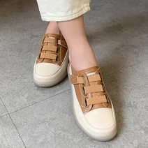 제이슈 소가죽 올라 밴딩 스니커즈 3cm