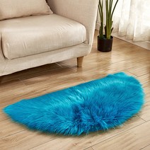 마켓에이 반원 인조퍼 소프트 러그