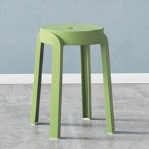 한스비 회오리 플라스틱 벤치 카페 인테리어 디자인 스툴, 연그린