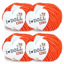 니뜨 아이돌킹 뜨개실 45g x 4p, 36 진오렌지