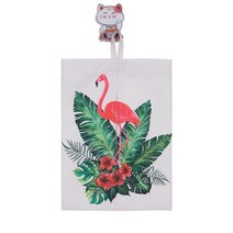 린넨 플라밍고 동물 티슈 커버 2p, ZJ1060