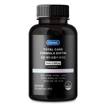세비톨 토탈 케어 포뮬러 비오틴 76.5g, 90정, 1개