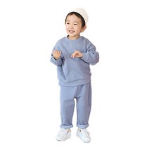 삼소니 아동용 기모 이브닝 상하 바지세트