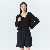 미쏘 여성용 린넨 셋업 가디건