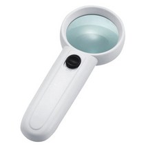 MEO 고배율 확대경 루페 LED 돋보기, 5배율, 1개
