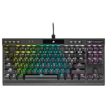 커세어 K70 TKL 한글 은축 기계식 게이밍 유선키보드, 블랙, RGP0071, 텐키리스
