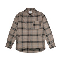 테이트 남성용 오버핏 트랜디 체크 셔켓 KABS1-MGJ06