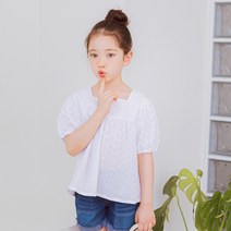 릴리푸리 여아용 퓨어 블라우스