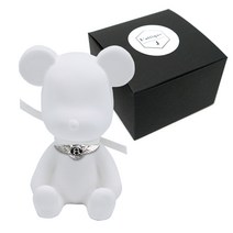 라띠크제이 엠블럼베어 차량용 방향제 벤틀리 화이트 + 베이비파우더 5ml 리필 세트, 1개