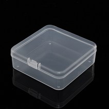 투명 플라스틱 다용도 미니 수납케이스 8.5 x 8.5 cm, 1개