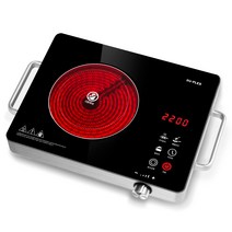 듀플렉스 쉐프리 듀얼 하이라이트 전기레인지 2200W 1구, DP-1808HL