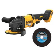 디월트 60V FLEXVOLT XR BL모터 충전 125mm 그라인더 본체 DCG418N + 티롤릿 절단석 블루 125mm 34408687, 1세트
