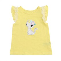 프렌치캣 여아용 YE 프릴 샤 TS