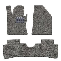 포시즌 자동차 코일 매트 운전석 + 조수석 + 뒷좌석 확장형 3종 세트, 그레이, 쌍용 뷰티풀코란도 전차종, 쌍용