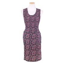 necco 무궁화 플라워 주름 앞치마, 레드, 1개