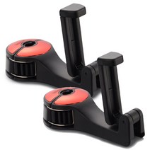 어반카 차량용 가방걸이 겸용 휴대폰 거치대, 2개, 레드