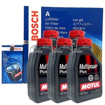 올뉴쏘렌토 UM 2.0 T-GDI 15년-20년03 엔진오일 교환 셋트 오일필터+에어크리너+합성유 O1182+A3016+5w30 multi plus 5L, 5w30, 5개, 1L