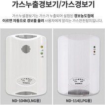 업소 가스 누출 경보기 LNG LPG, ND-114 LPG용