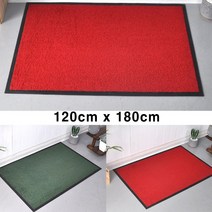 헬스장 미용실 출입구 수분흡수 실내청결관리 논슬립 발매트 병원 학교 현관발매트, 레드