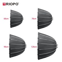 미니 스튜디오 포토 박스 Tripo KP2-70/90/120 Quick Loading 파라볼 릭 사진 소프트box Bowens Mount Stud, 03 KP2-120CM
