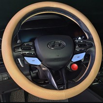 사계절 지프 핸들커버 순정형 랭글러 레니게이드 체로키 컴패스, 새들브라운