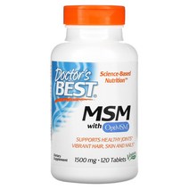 닥터스베스트 MSM OptiMSM 함유 1500mg 120정, 1개